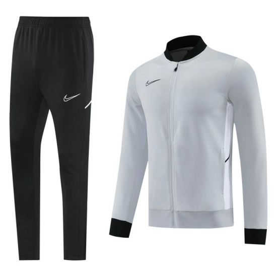 2025 NIKE Grey Full Zipper Jacket + Long Pants
