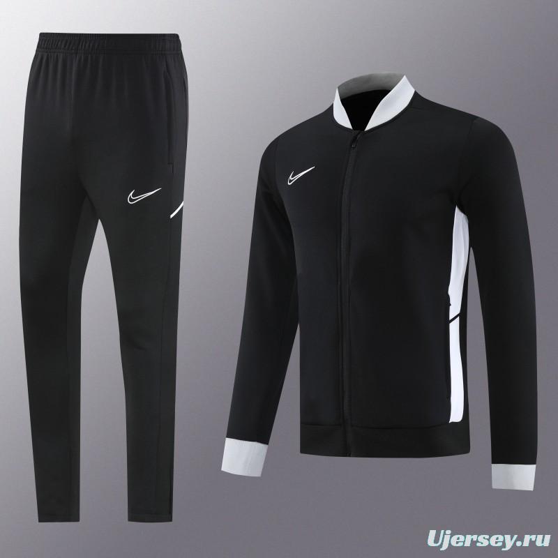 2025 NIKE Black Full Zipper Jacket + Long Pants