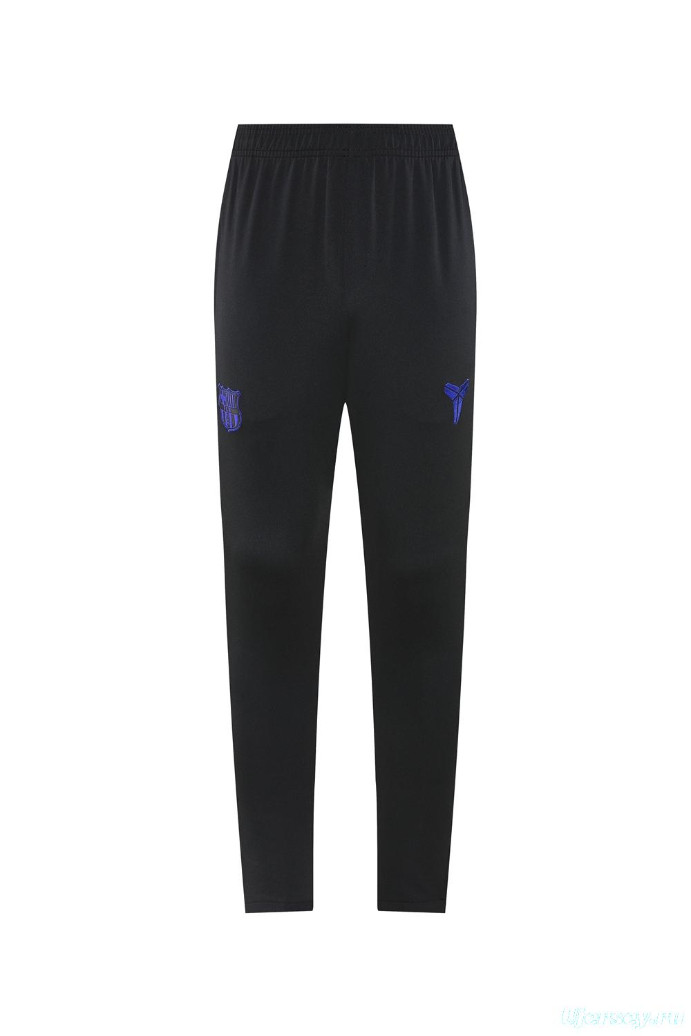 25/26 Barcelona Black/Blue Full Zipper Jacket +Long Pants