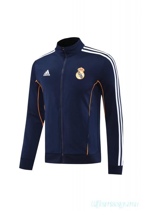 25/26 Real Madrid Navy Full Zipper Jacket +Long Pants