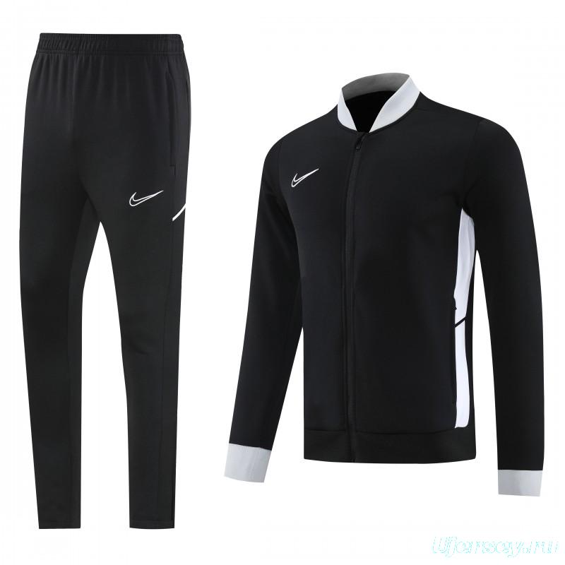 2025 NIKE Black Full Zipper Jacket + Long Pants