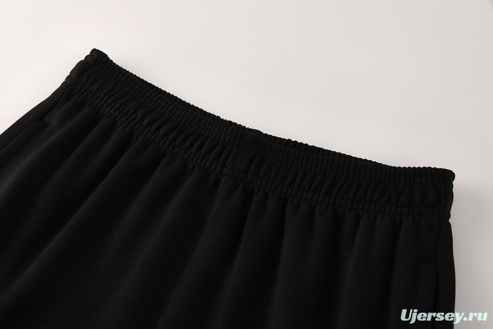 25/26 AC Milan Black/Red Full Zipper Jacket +Long Pants