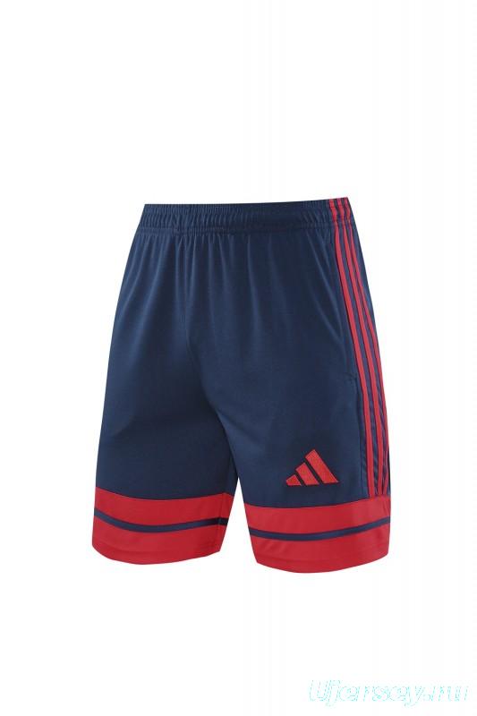 2025 Adidas Black/Red Short Sleeve Jersey+Shorts
