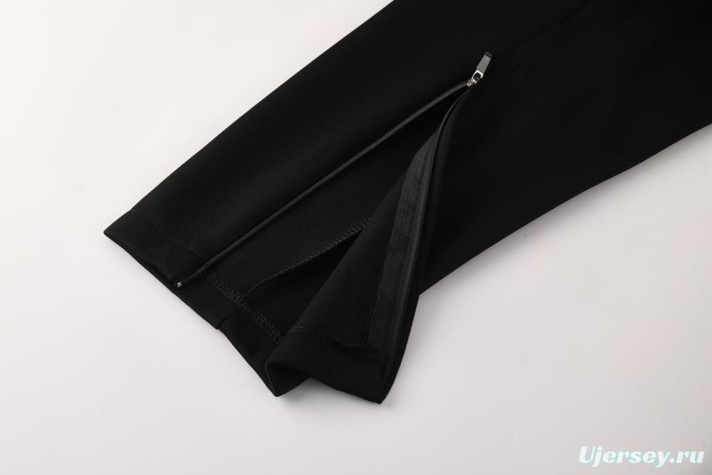 25/26 Barcelona Black/Blue Full Zipper Jacket +Long Pants