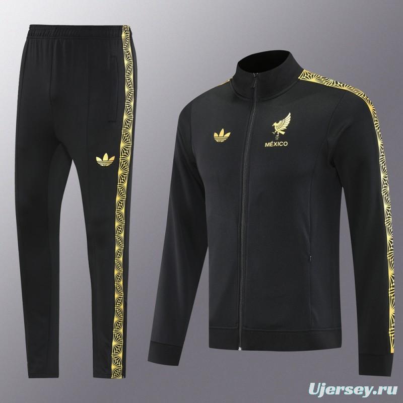 2025 Adidas Black Full Hoodie Zipper Jacket +Long Pants