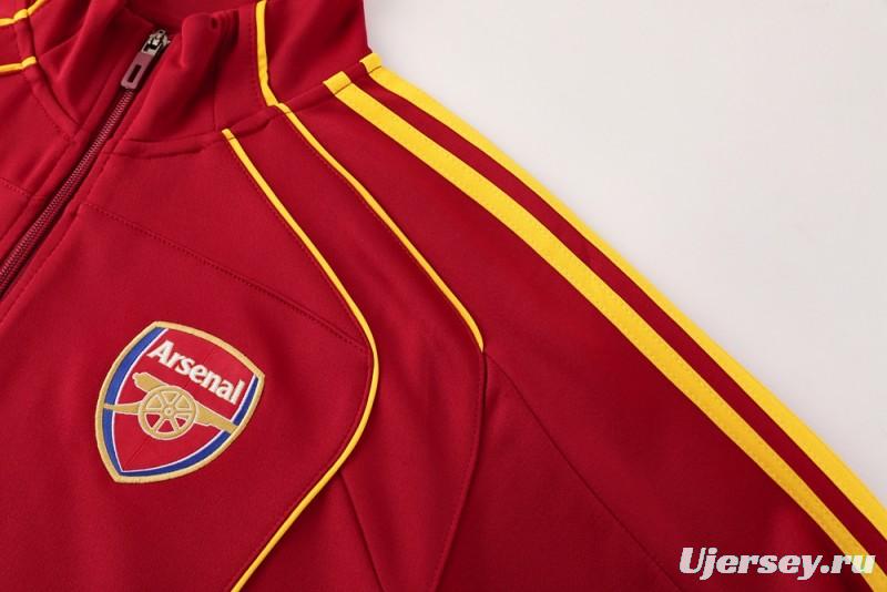 25/26 Arsenal Red Full Zipper Jacket +Long Pants