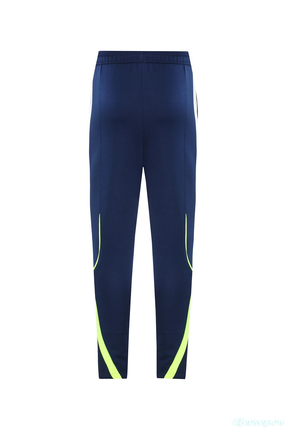 25/26 Real Madrid Navy/White Full Zipper Jacket +Long Pants