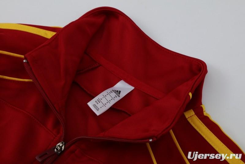 25/26 Arsenal Red Full Zipper Jacket +Long Pants