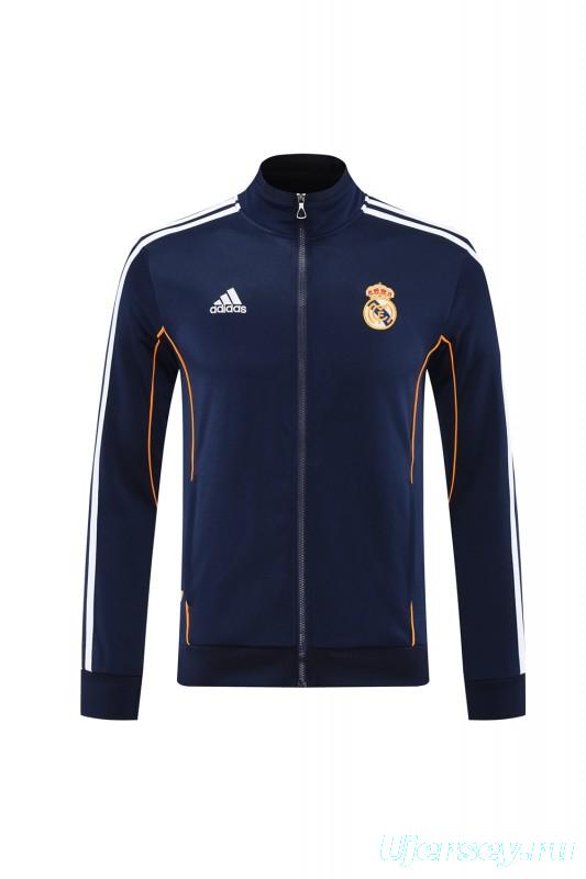 25/26 Real Madrid Navy Full Zipper Jacket +Long Pants