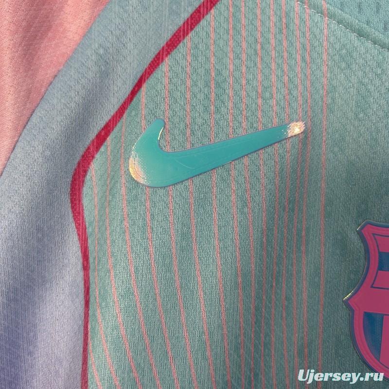 25/26 Kids Barcelona Blue Gradient with Spotify Jersey