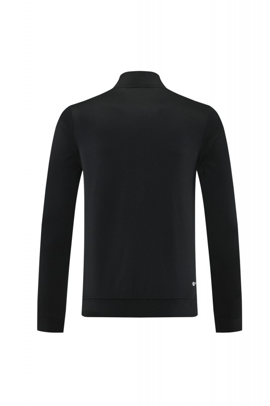 2025 Adidas Black/Grey Full Zipper Jacket +Long Pants