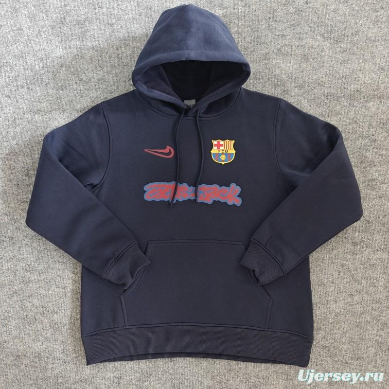 25/26 Barcelona Black Cactus Jack Hoodie -7 Colors