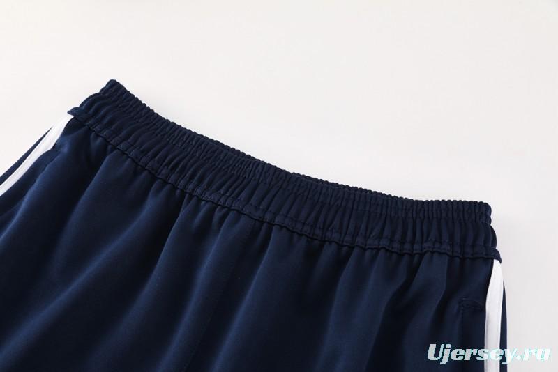 25/26 Real Madrid Navy/White Full Zipper Jacket +Long Pants