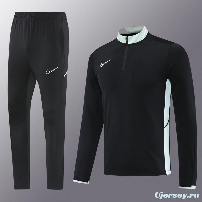 2025 Nike Black Full Hoodie Zipper Jacket +Long Pants