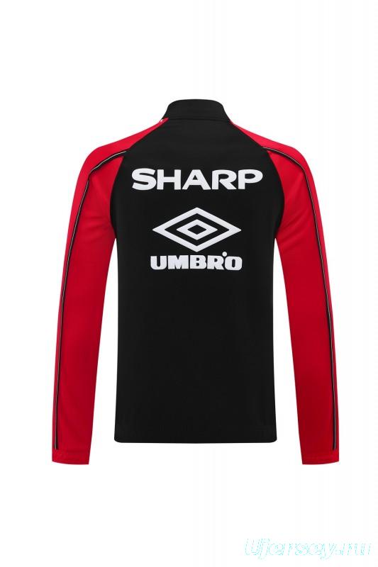 25/26 Manchester United UMBRO Vintage Full Zipper Jacket +Long Pants