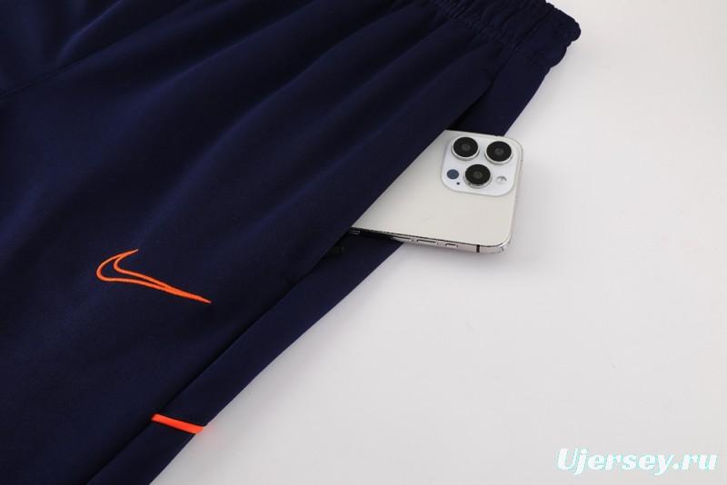 2025 NIKE Navy Full Zipper Jacket + Long Pants