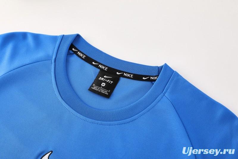 25/26 Nike Blue Short Sleeve Jersey+Shorts