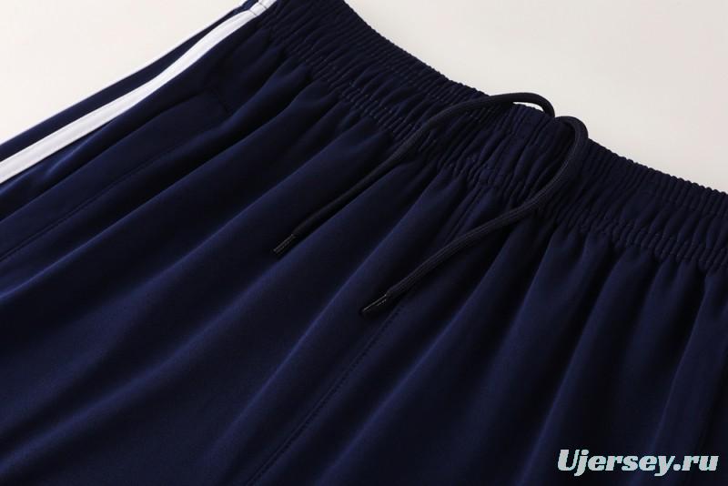 2025 Adidas Originals Long Sleeve T-Shirt Collection - Navy/White/Black with 3-Stripes