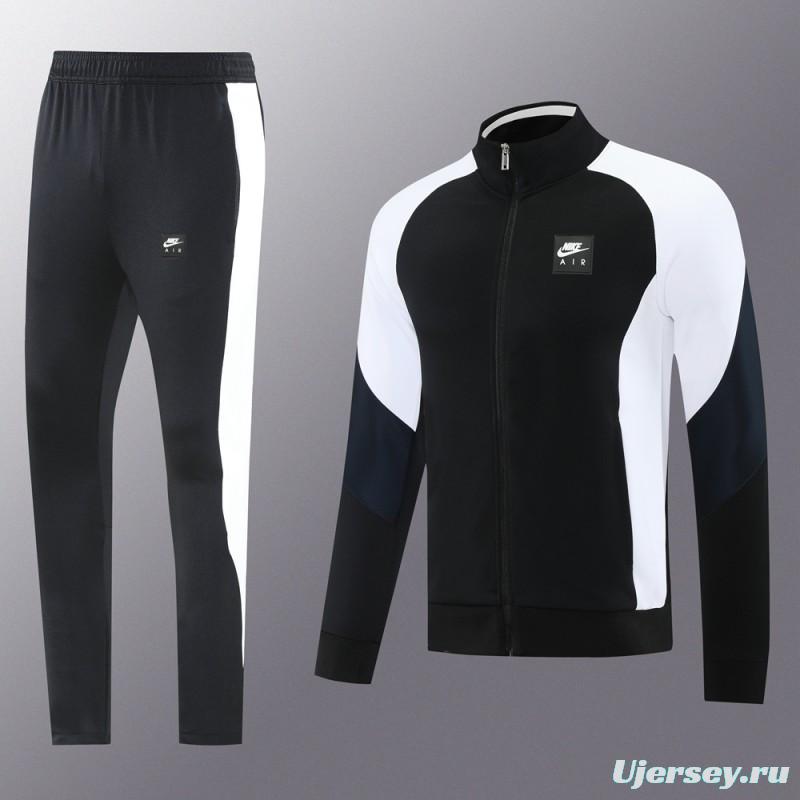 2025 NIKE Black/White Full Zipper Jacket +Long Pants