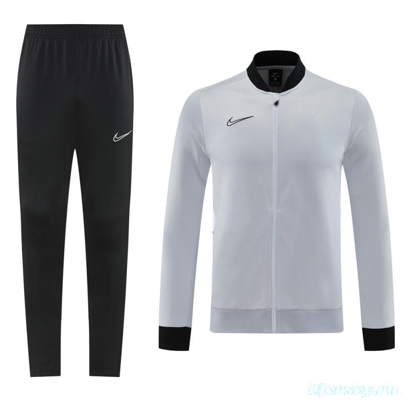 2025 NIKE Grey Full Zipper Jacket + Long Pants