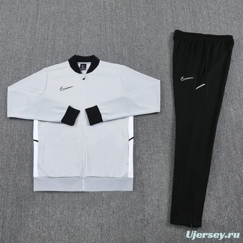 2025 NIKE Grey Full Zipper Jacket + Long Pants