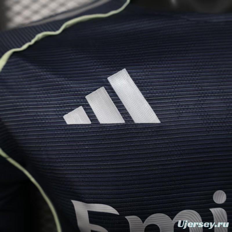 Player Version 25/26 Real Madrid Away Long Sleeve Jersey