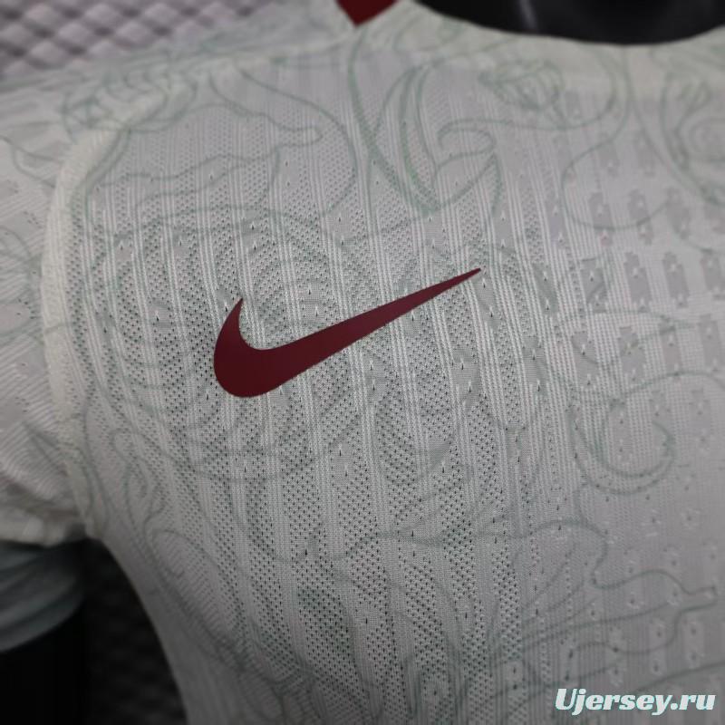 Player Version 2025 China Away WHITE  Jersey