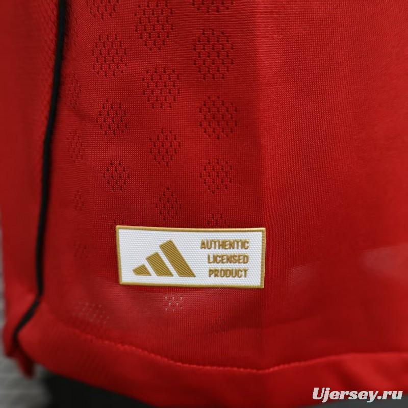 Player Version 25/26 Manchester United Long Sleeve Home Jersey