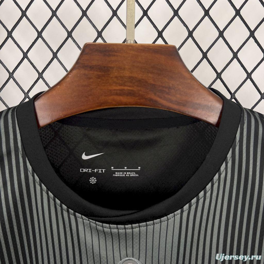 2025/26 Corinthians Black Goalkeeper Jersey