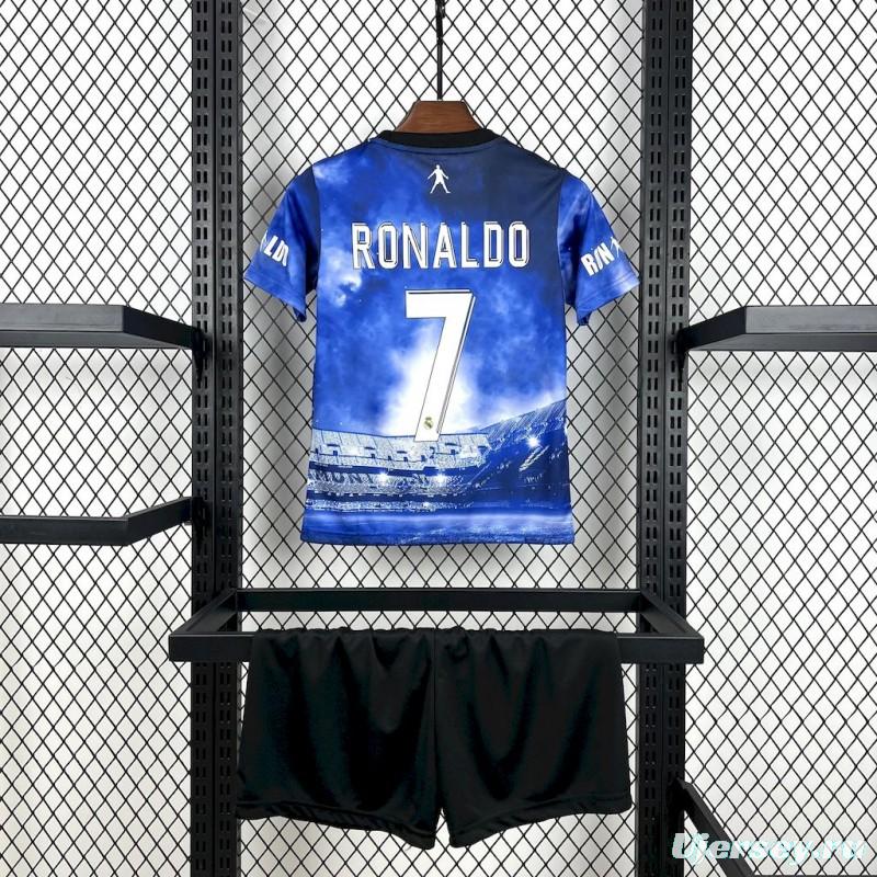 2025/26 Kids Cristiano Ronaldo Real Madrid Kit