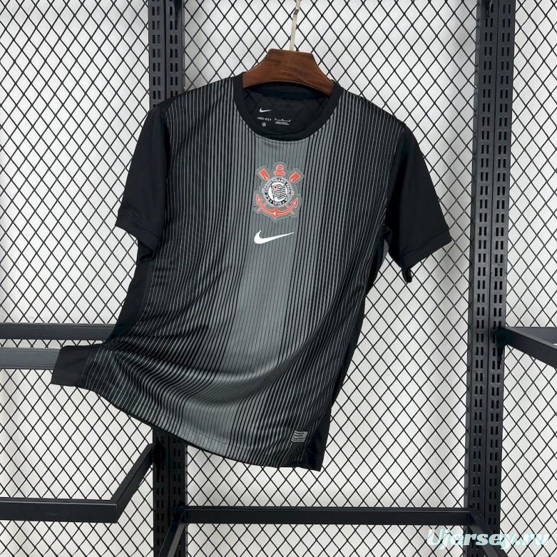 2025/26 Corinthians Black Goalkeeper Jersey