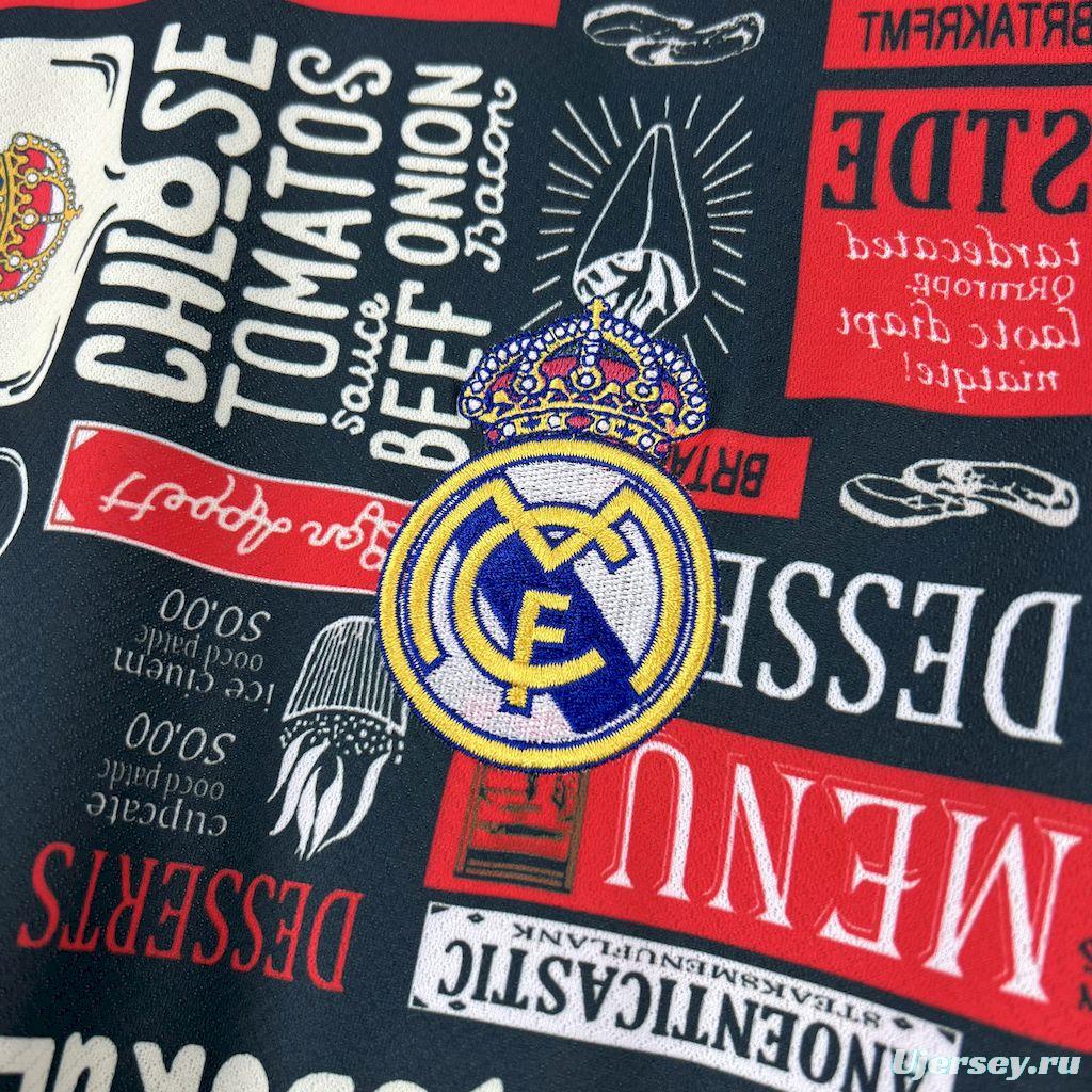 2025/26 Real Madrid Doodle Board Jersey