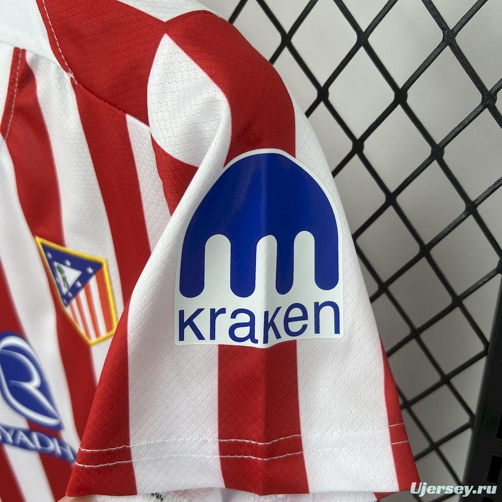 2025/26 Kids Atletico Madrid Home Jersey