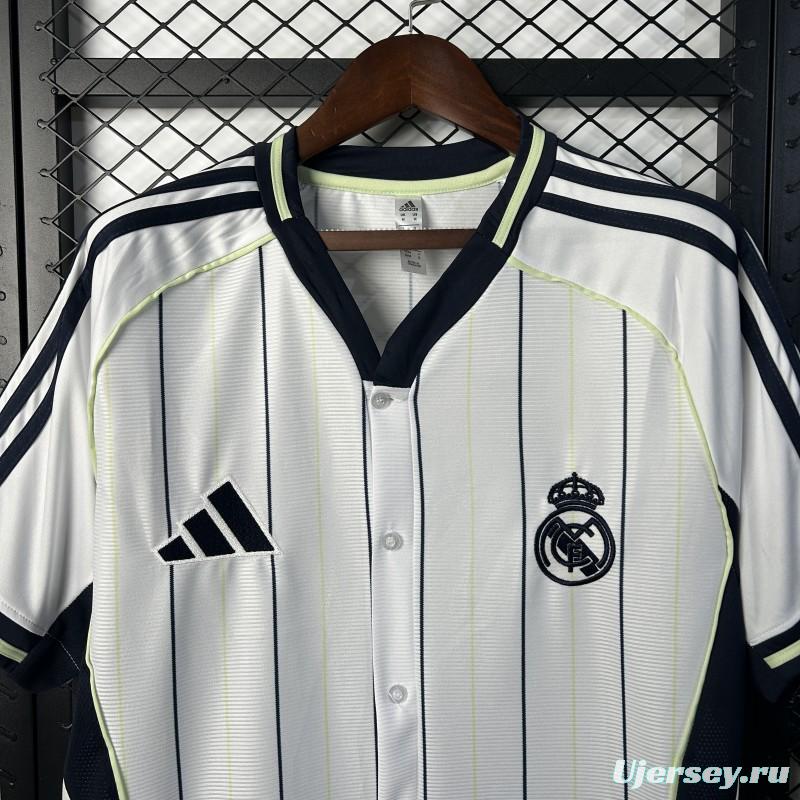 25/26 Real Madrid US Pack Baseball Jersey