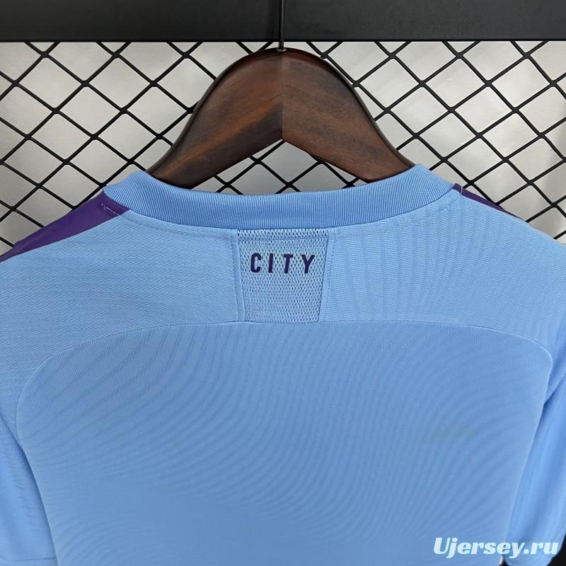 19/20 Retro Manchester City Home Jersey