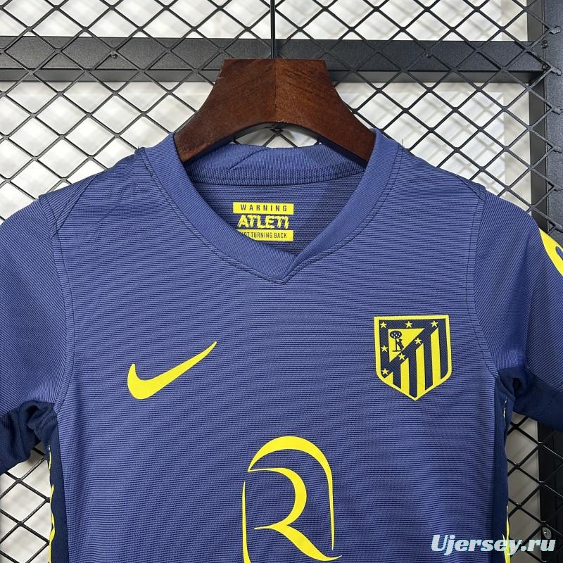 25/26 Kids Atletico Madrid Away Size 16-28 Jersey