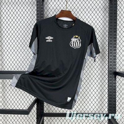2025/26 Santos Black Goalkeeper Jersey