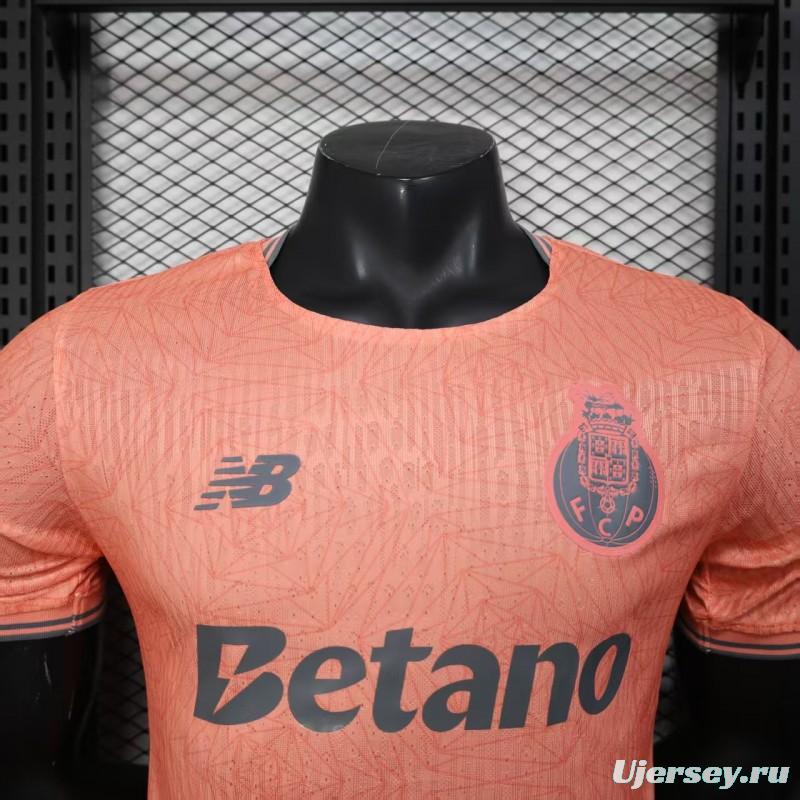 Player Version 25/26 Porto Away Pink Jersey