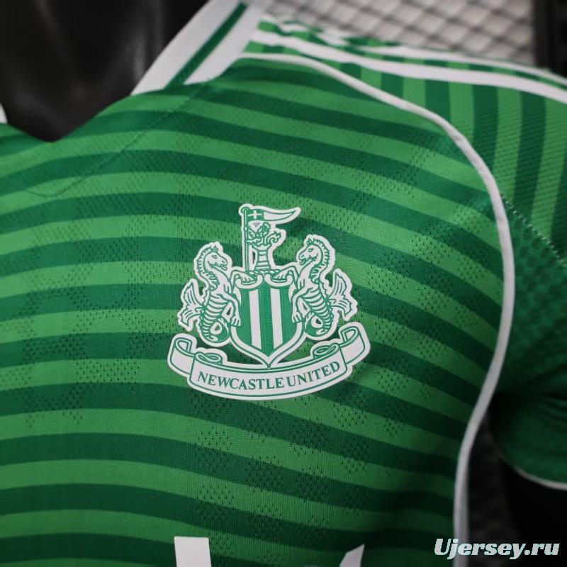 Player Version 25/26 Newcastle United Away Green Jersey
