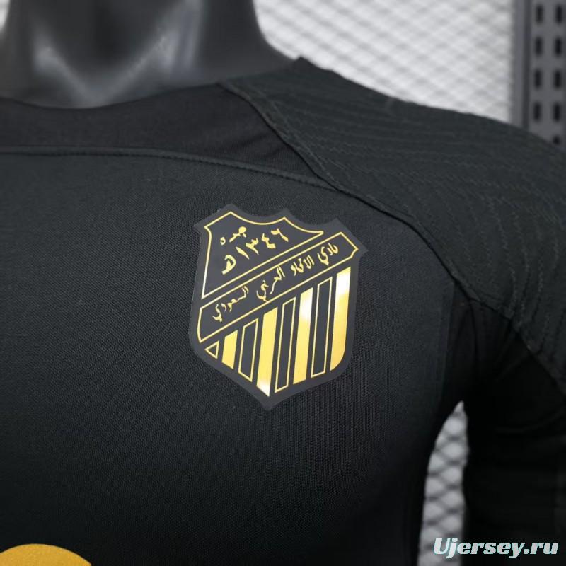 Player Version 25/26 Al-Ahli Champion Black Jersey
