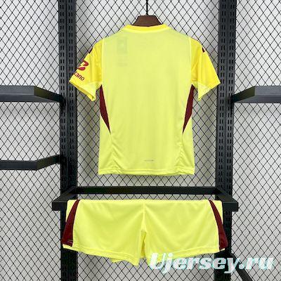 2025/26 Kids Benfica Yellow Goalkeeper Kit