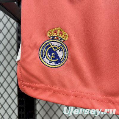 2025/26 Kids Real Madrid Orange Color Goalkeeper Red Jersey