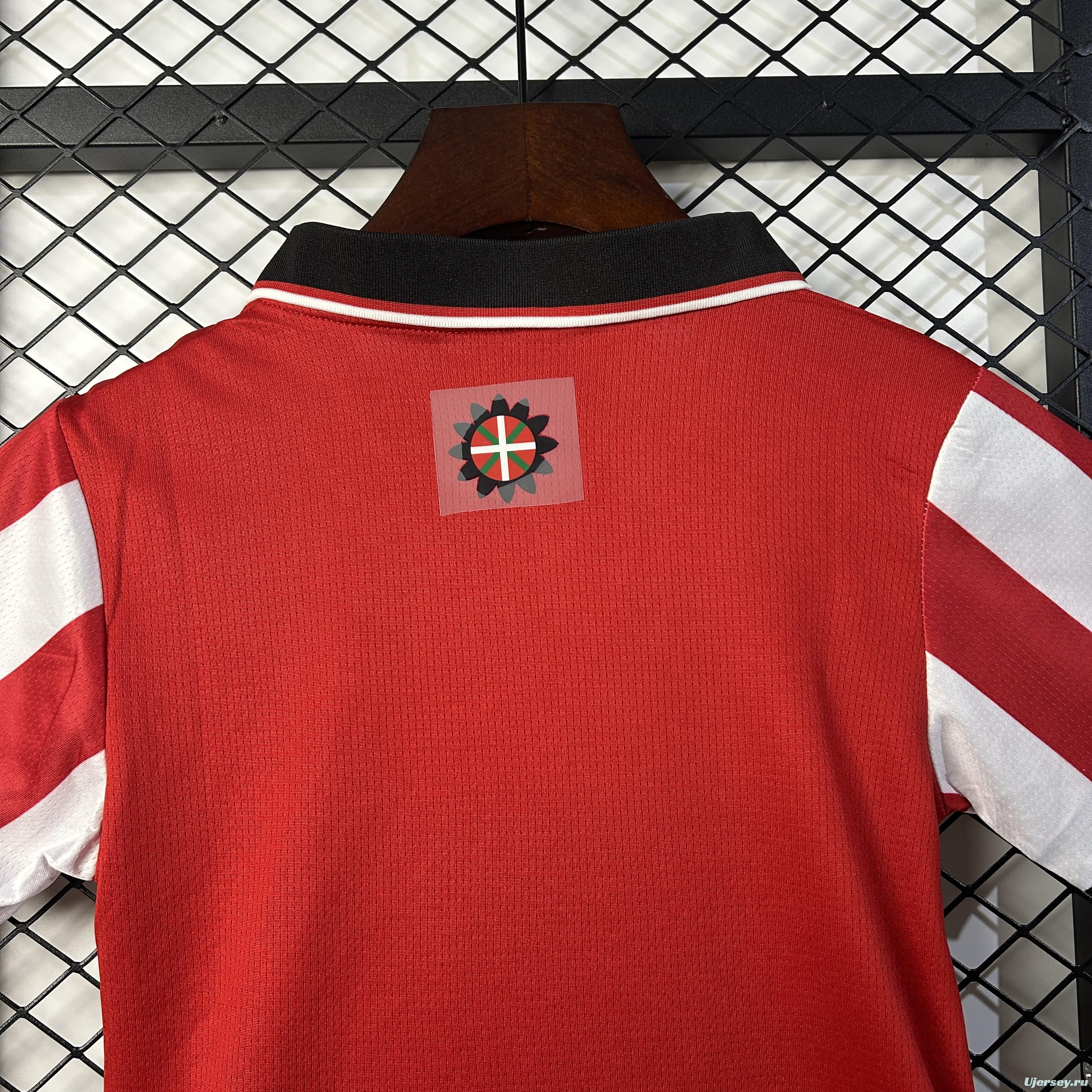 25/26 Kids Athletic Bilbao Home Size 16-28 Jersey