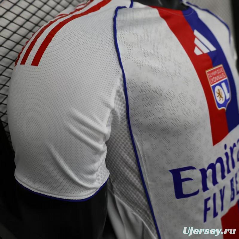 Player Version 25/26 Olympique Lyonnais Lyon Home Jersey
