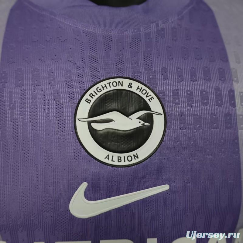 Player Version 25/26 Brighton Hove Albion Away Jersey