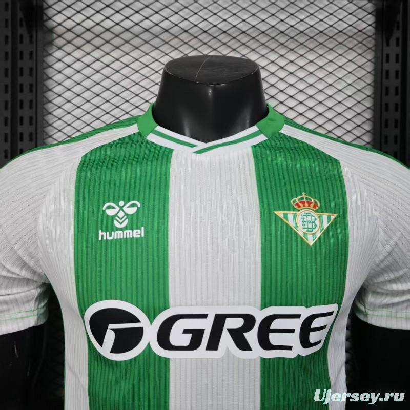 Player Version 25/26 Real Betis Home Jersey