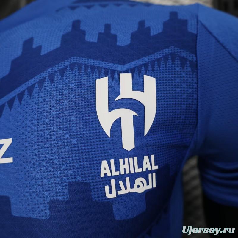Player Version 25/26 Al-Hilal Home Jersey