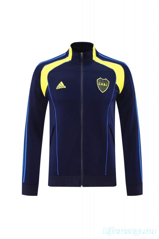 25/26 Boca Juniors Navy Full Zipper Jacket + Long Pants