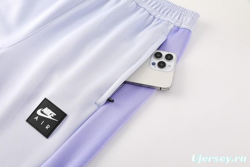 2025 NIKE Purple Full Zipper Jacket + Long Pants