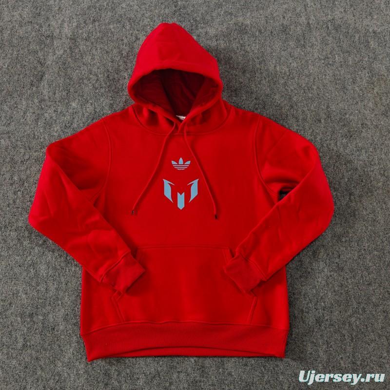 25/26 Inter Miami Messi Fleece-lined Hoodie 9 Color Full Zipper Jacket + Long Pants